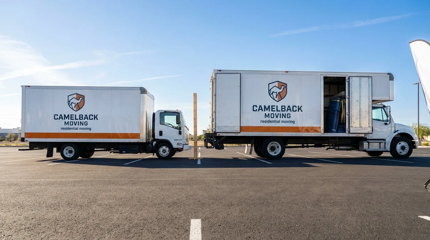 Moving truck size capacity guide in Ironwood